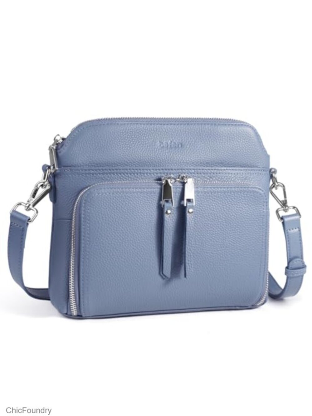 Genuine Leather Crossbody Bag with RFID Wallet, Women's Travel Purse